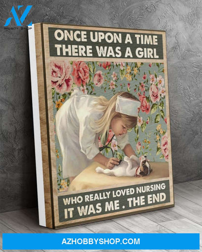 Nurse Once Upon A Time Canvas Print