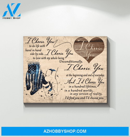 Nurse Police - I Choose You Canvas Print