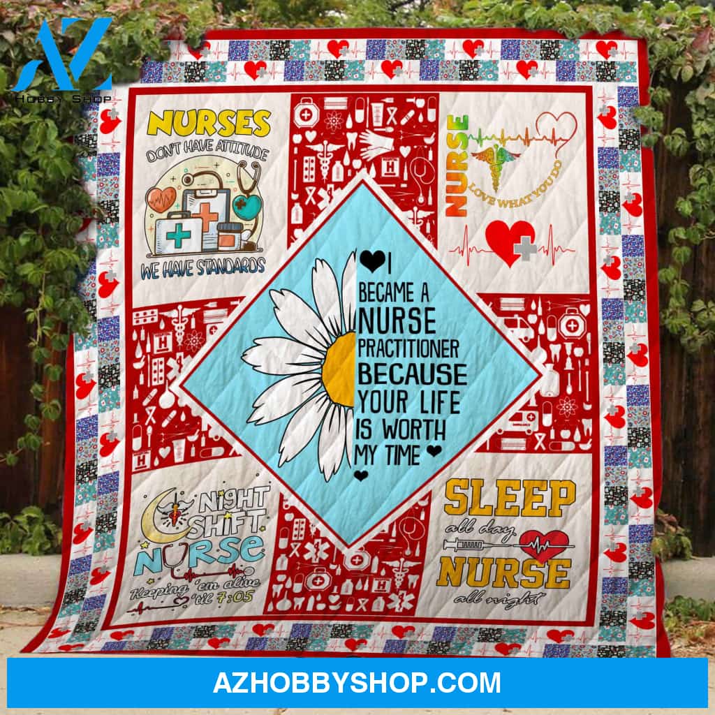 Nurse Practitioner Gift Fleece Blanket