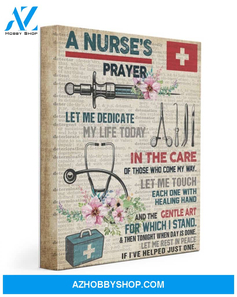 Nurse's Prayer Canvas Print