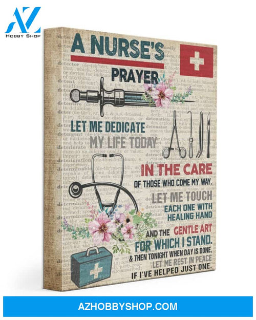 Nurse's Prayer Canvas Print