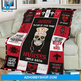 Nurses Smile Back Fleece Blanket Home Decor Bedding Couch Sofa Soft And Comfy Cozy Gift For Nurse Birthday Gift Christmas Gift