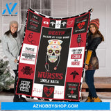 Nurses Smile Back Fleece Blanket Home Decor Bedding Couch Sofa Soft And Comfy Cozy Gift For Nurse Birthday Gift Christmas Gift