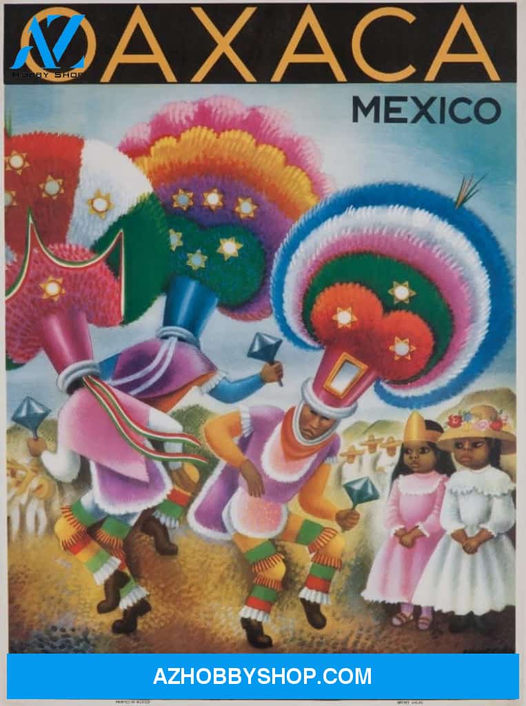 Oaxaca Vintage Poster Mexico