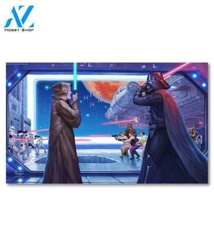 Obi Wan's Final Battle Doormat - 18" x 30"