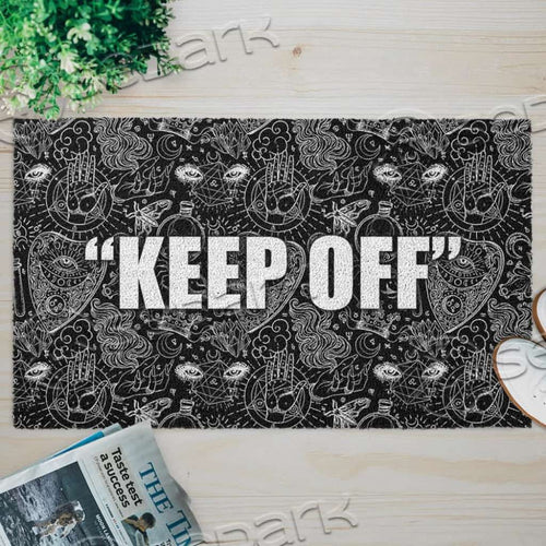 Occult Satanic Keep Off SED-0811 Door Mat