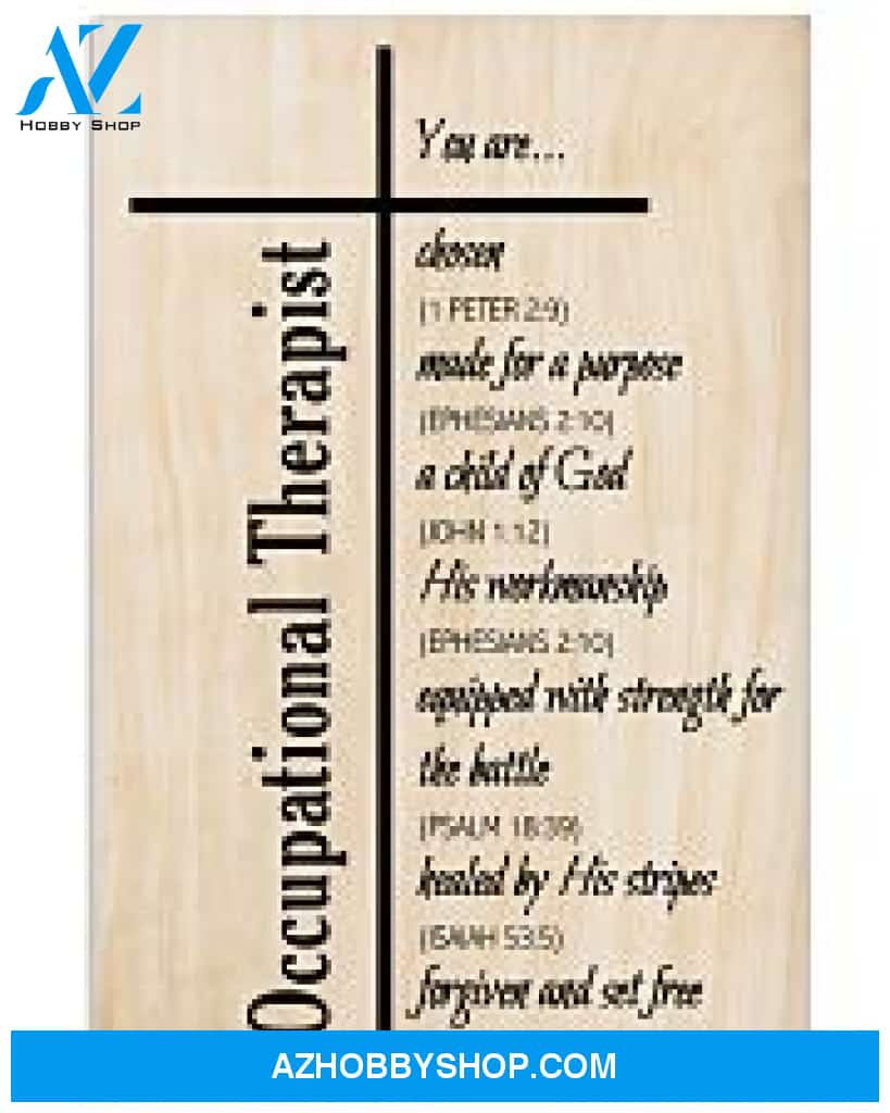 Occupational Therapist Poster You Are Chosen Wall Decor
