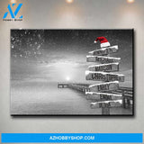Ocean Dock Christmas Multi-Names Premium Canvas