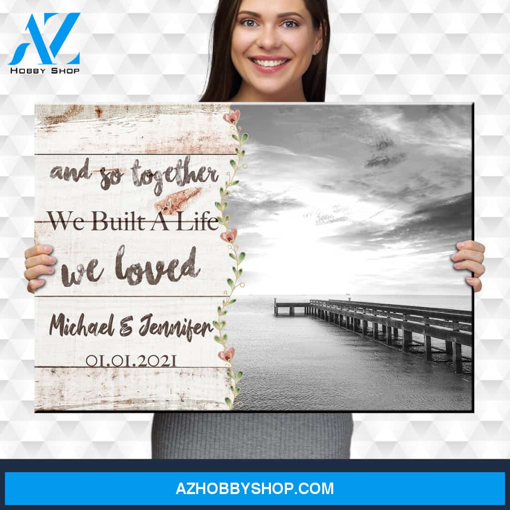Ocean Dock Love You Premium Canvas 2
