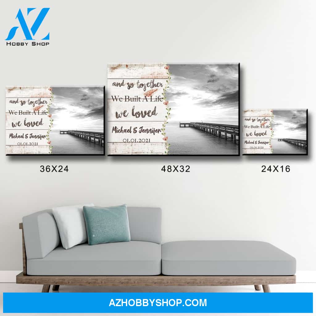 Ocean Dock Love You Premium Canvas 2