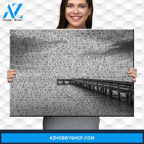 Ocean Dock Thousand Words Premium Canvas