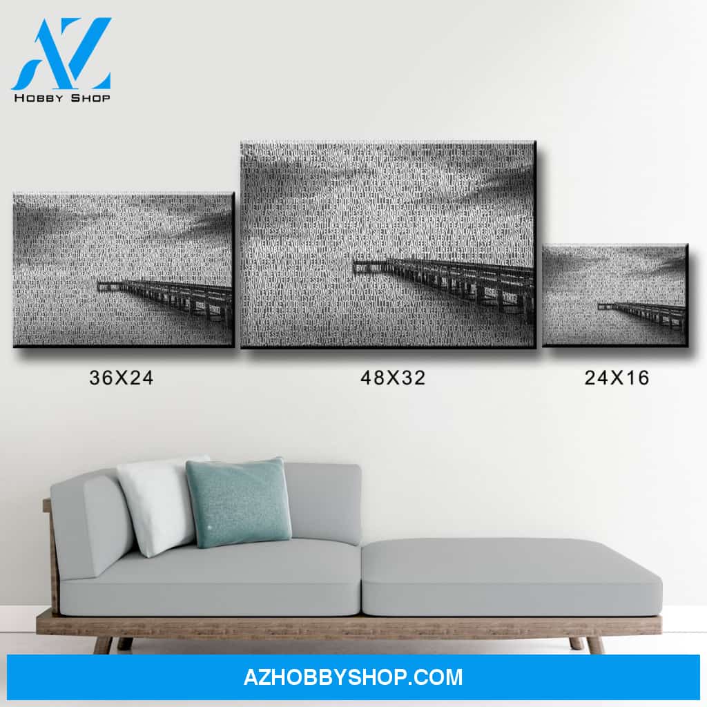 Ocean Dock Thousand Words Premium Canvas
