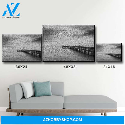 Ocean Dock Thousand Words Premium Canvas