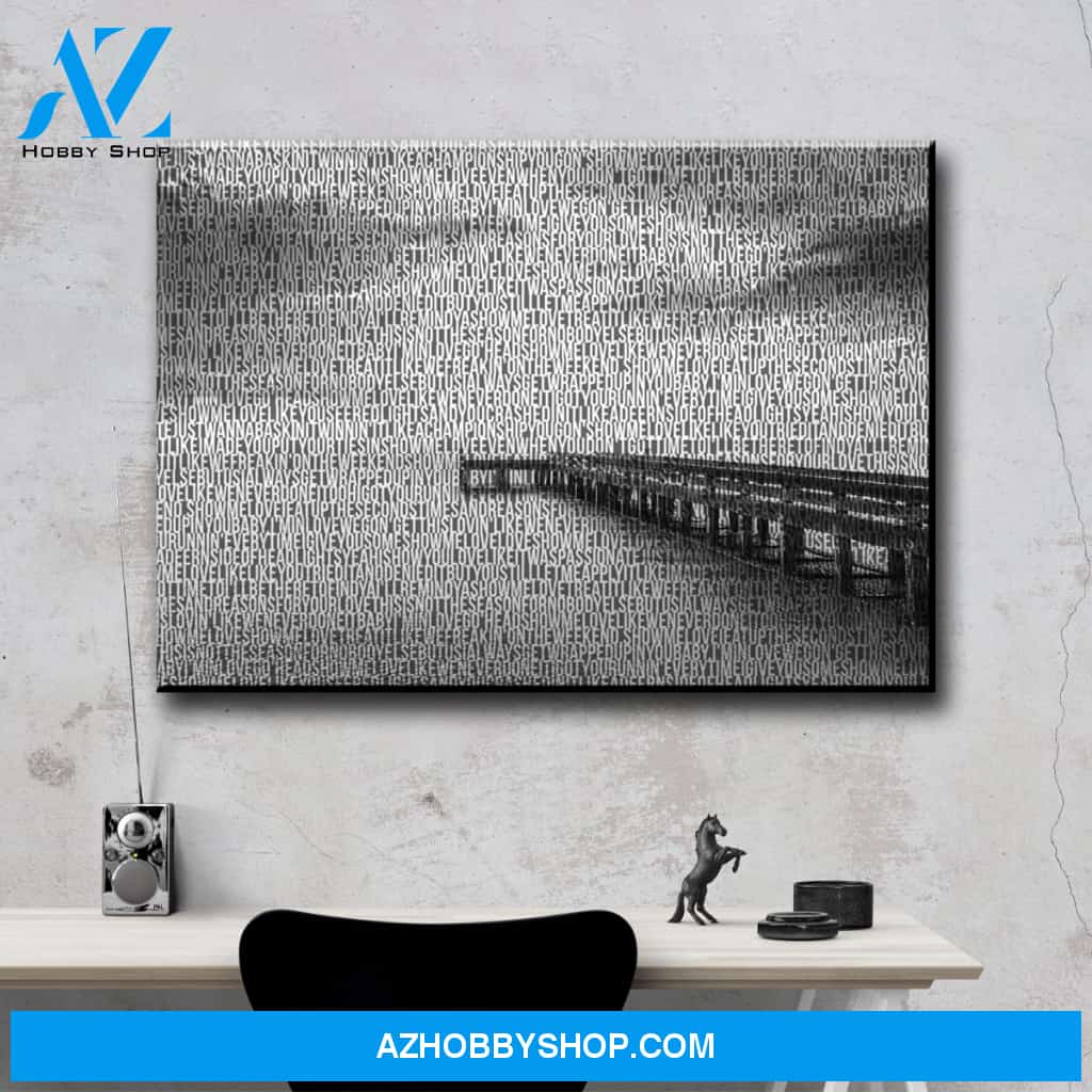 Ocean Dock Thousand Words Premium Canvas