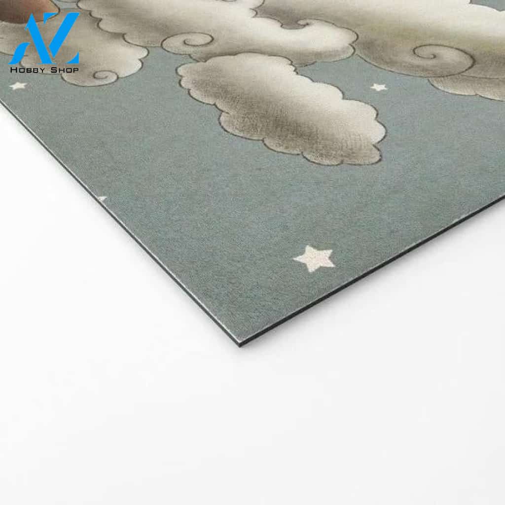 Ocean Meets Sky Sailing Boat Vehicle Doormat Indoor And Outdoor Mat Entrance Rug Sweet Home Decor Housewarming Gift Gift For Boat Lovers Gift for Friend Family Birthday New Home