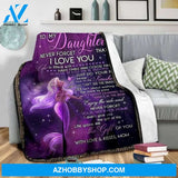 Ocean Mermaid Blanket Gift for Daughter - Never Forget That I Love You Mom Gifts Quilting For Birthday Little Girl