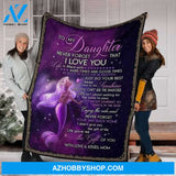 Ocean Mermaid Blanket Gift for Daughter - Never Forget That I Love You Mom Gifts Quilting For Birthday Little Girl