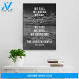 Ocean Sunset - We Rise Premium Canvas