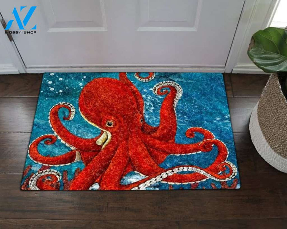 Octopus Ocean Doormat | Welcome Mat | House Warming Gift