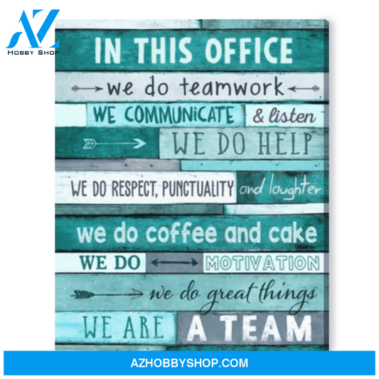 Office Sign For Wall Motivational Art Print In This Office Decor Canvas