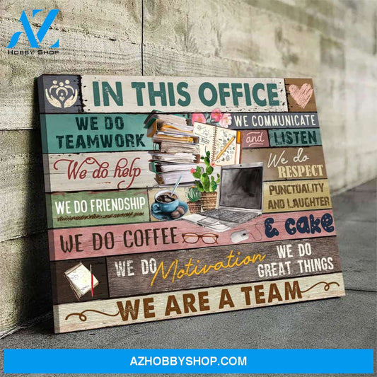 Office Wall Art Canvas