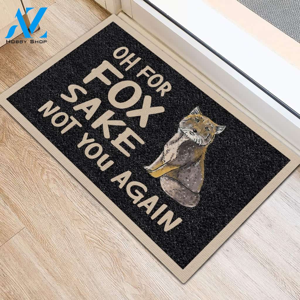 Oh For Toteric Oh For Sake Not You Again Indoor and Outdoor Doormat Warm House Gift Welcome Mat, Gift For Friend, Gift For Family