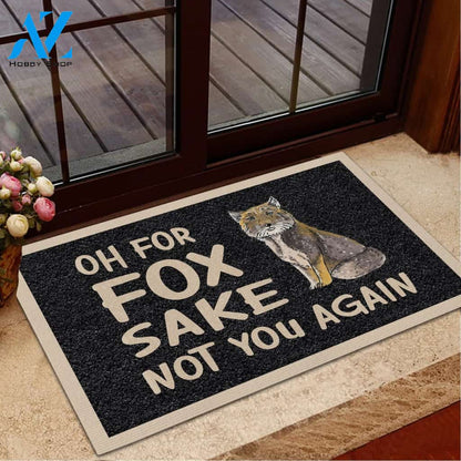 Oh For Toteric Oh For Sake Not You Again Indoor and Outdoor Doormat Warm House Gift Welcome Mat, Gift For Friend, Gift For Family