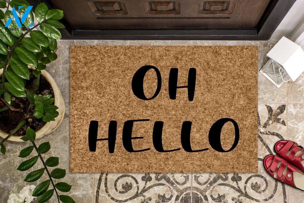 Oh Hello Doormat | Welcome Mat | House Warming Gift