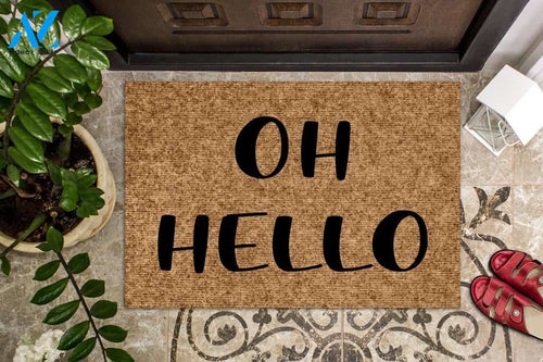 Oh Hello Doormat | Welcome Mat | House Warming Gift