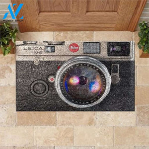 Old Camera Doormat Photographer Doormat Rug Housewarming Gift Family Welcome Mat Custom Funny Birthday New Year Gift