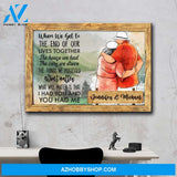 Old Couple Mountain Premium Canvas