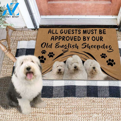 Old English Sheepdog Approved Doormat Home Decor – Doormat