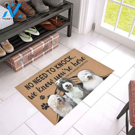 Old English Sheepdog CL09100144MDD Doormat
