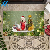 Old English Sheepdog Merry Christmas Doormat