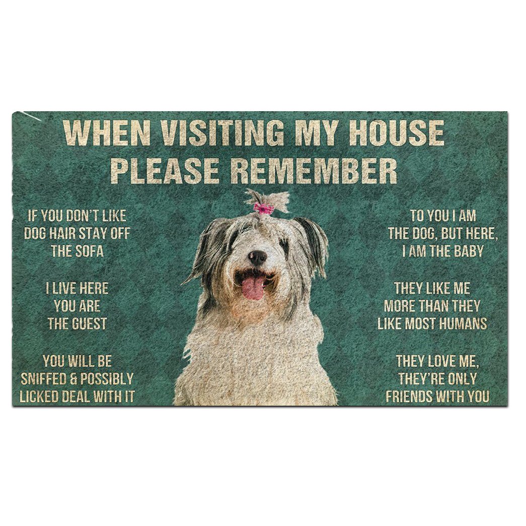 Old English Sheepdog's Rules Doormat