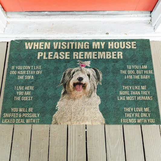 Old English Sheepdog's Rules Doormat