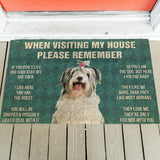 Old English Sheepdog's Rules Doormat