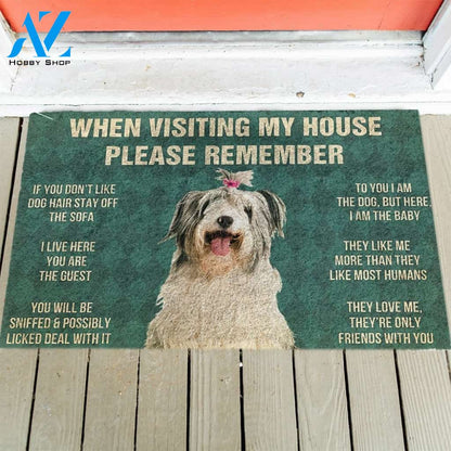 Old English Sheepdog's Rules Doormat
