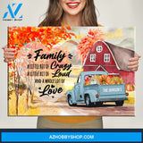 Old Truck Barn Art Saying 2 Premium Canvas