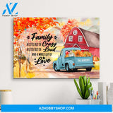 Old Truck Barn Art Saying 2 Premium Canvas