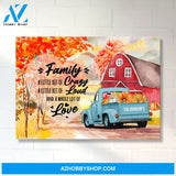 Old Truck Barn Art Saying 2 Premium Canvas