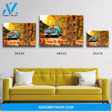 Old Truck Barn 3 Multi-Names Premium Canvas