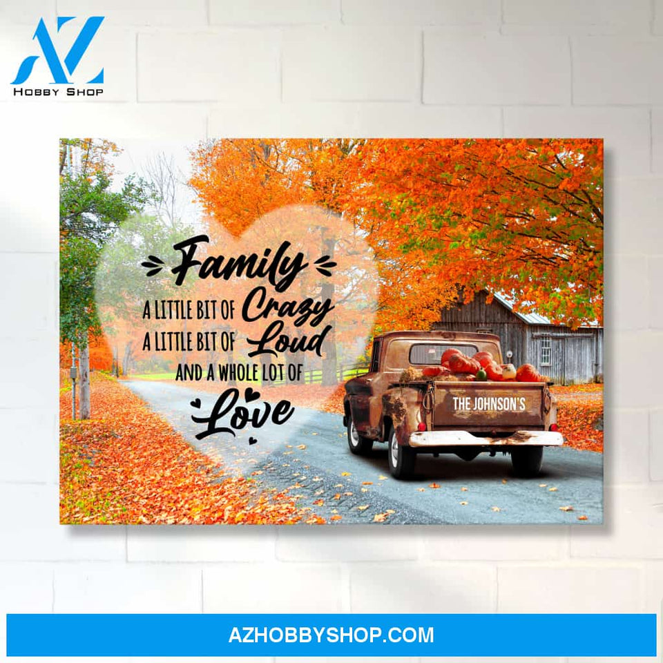 Old Truck Barn 4 Saying 2 Premium Canvas