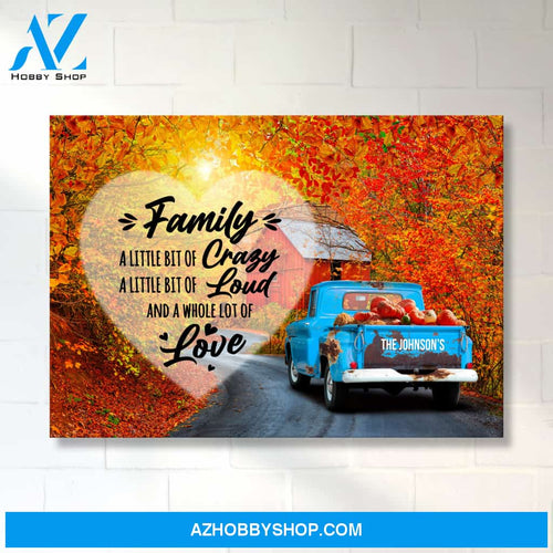 Old Truck Barn 2 Saying 2 Premium Canvas