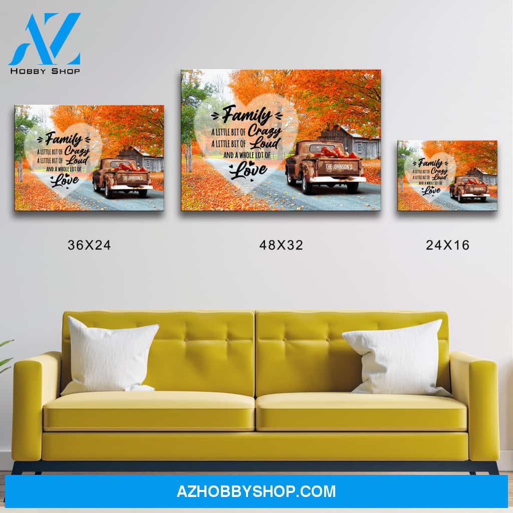 Old Truck Barn 4 Saying 2 Premium Canvas