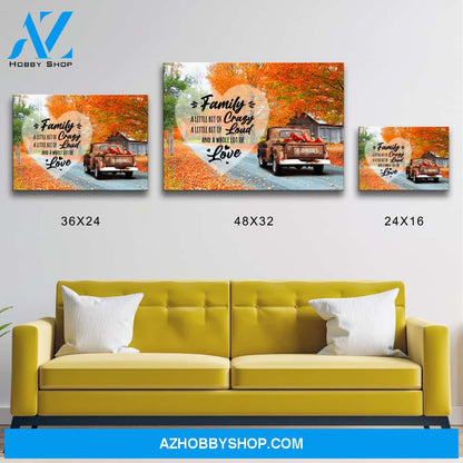 Old Truck Barn 4 Saying 2 Premium Canvas