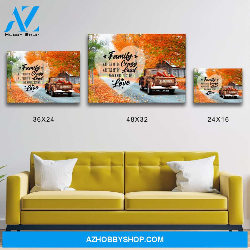 Old Truck Barn 4 Saying 2 Premium Canvas