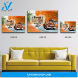 Old Truck Barn 4 Saying 2 Premium Canvas