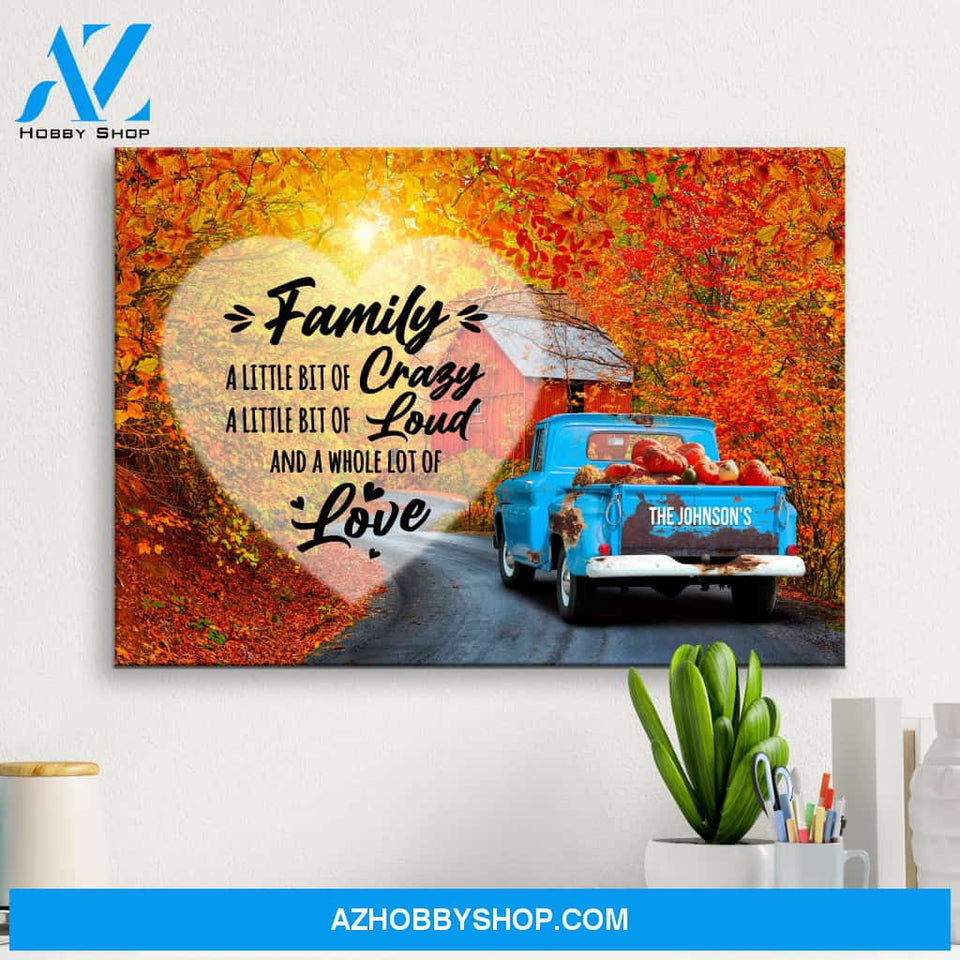 Old Truck Barn 2 Saying 2 Premium Canvas