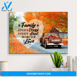 Old Truck Barn 4 Saying 2 Premium Canvas